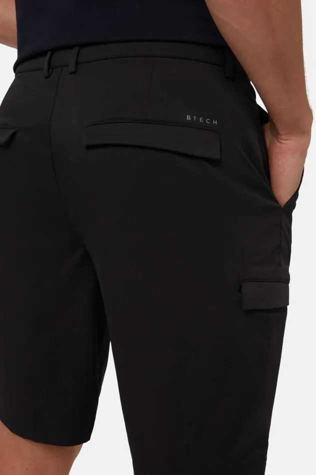 Bermuda Men Boggi Milano Cargo Bermuda Shorts In Technical Fabric Navy Blue Bermuda Men Boggi Milano Cargo Bermuda Shorts In Technical Fabric Navy Blue