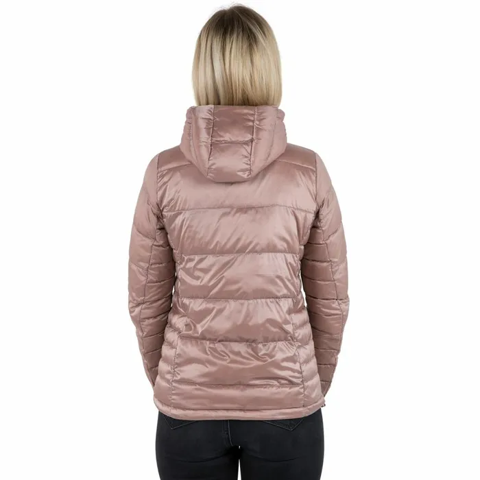 Bernadette Hooded Down Jacket Antique Rose Women Trespass Down Jackets
