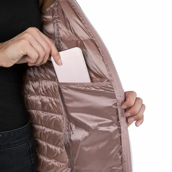 Bernadette Hooded Down Jacket Antique Rose Women Trespass Down Jackets