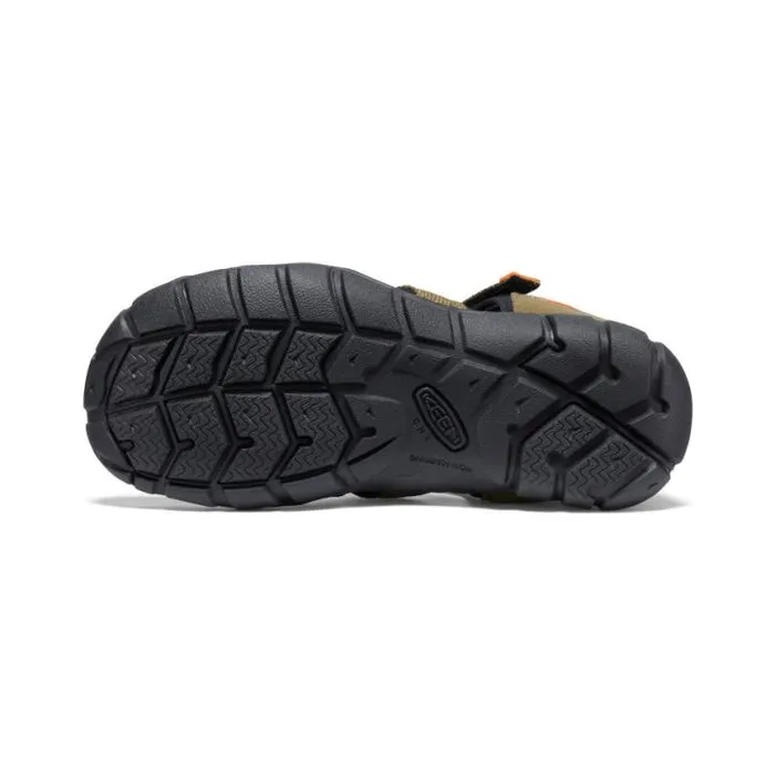 Big Kids039 Seacamp II CNX Dark OliveGold Flame Sandal Kids KEEN Sandals Big Kids039 Seacamp II CNX Dark OliveGold Flame Sandal Kids KEEN Sandals