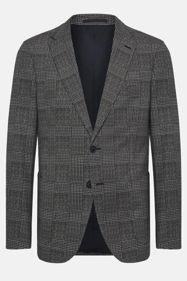 Blazers Men Boggi Milano Grey Printed Houndstooth B Tech Nylon Jacket Grey Blazers Men Boggi Milano Grey Printed Houndstooth B Tech Nylon Jacket Grey