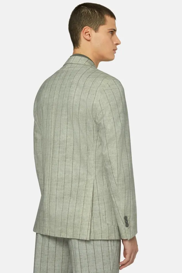 Blazers Men Boggi Milano Grey Printed Pinstripe B Tech Nylon Jacket Grey Blazers Men Boggi Milano Grey Printed Pinstripe B Tech Nylon Jacket Grey