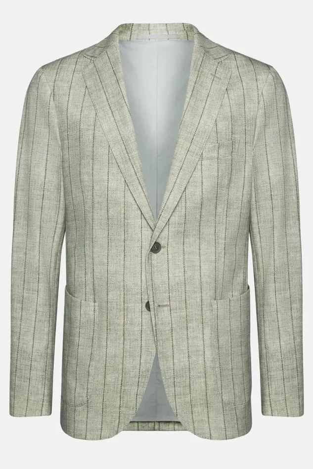 Blazers Men Boggi Milano Grey Printed Pinstripe B Tech Nylon Jacket Grey Blazers Men Boggi Milano Grey Printed Pinstripe B Tech Nylon Jacket Grey