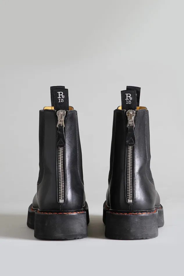 Boots R13 Women Single Stack Chelsea Boot 8211 Black Boots R13 Women Single Stack Chelsea Boot 8211 Black