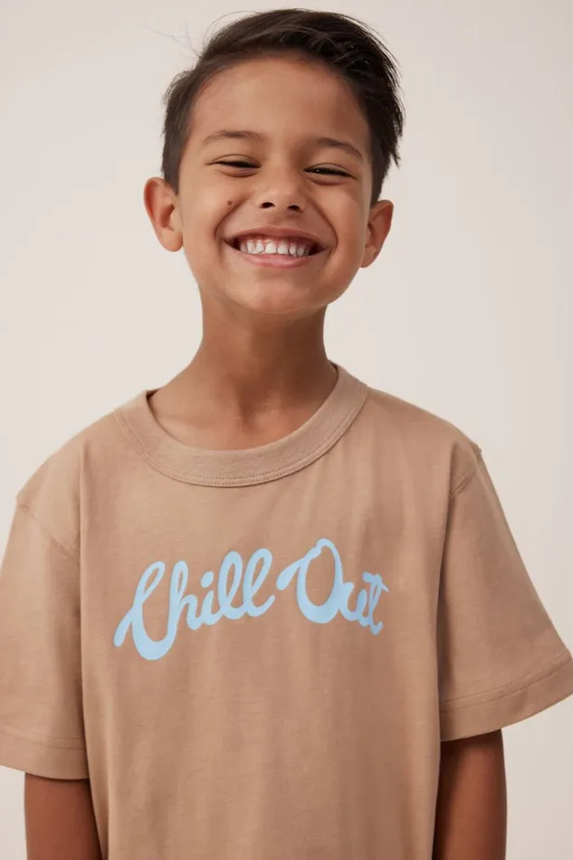 Boys Tops and TShirts Cotton On Jonny Short Sleeve Print Tee Taupy Brownchill Out Cheetah Boys Tops and TShirts Cotton On Jonny Short Sleeve Print Tee Taupy Brownchill Out Cheetah