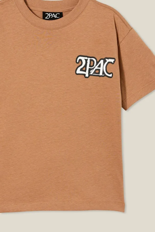 Boys Tops and TShirts Cotton On License Drop Shoulder Short Sleeve Tee Lcn Bra Taupy Browntupac Better Dayz Boys Tops and TShirts Cotton On License Drop Shoulder Short Sleeve Tee Lcn Bra Taupy Browntupac Better Dayz