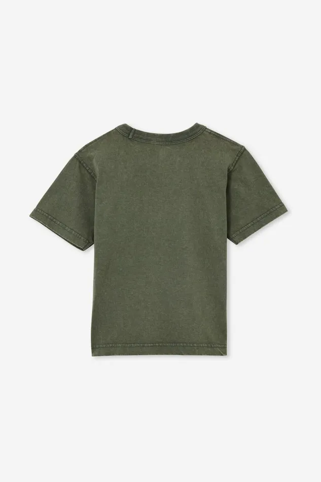 Boys Tops and TShirts Cotton On The Essential Short Sleeve Tee Swag Green Wash