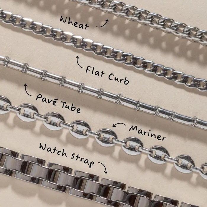 Bracelets Women Alex And Ani Tube Bead And Crystal Chain Bracelet Stainless Steel Gold