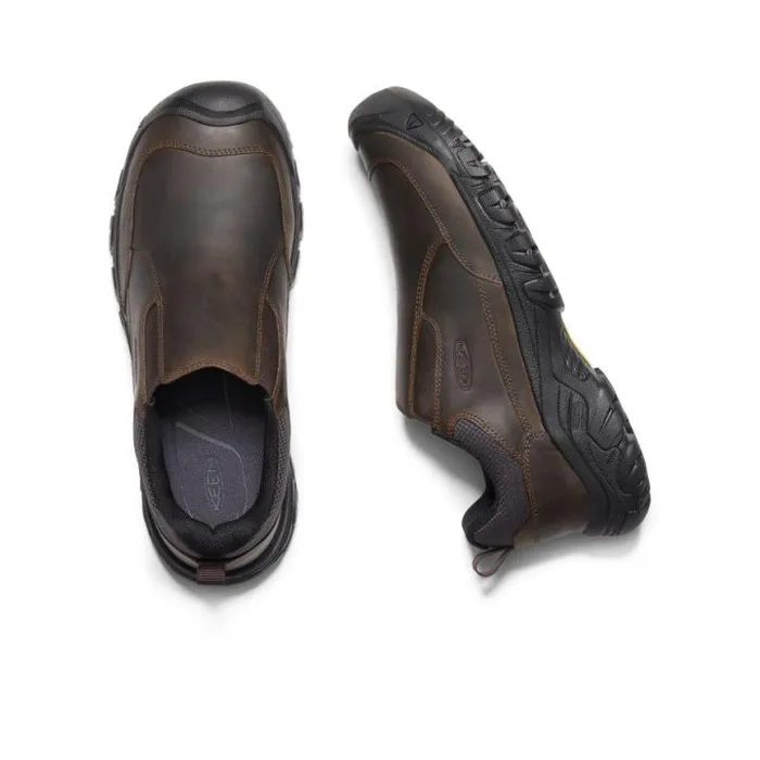 Brown Leather SlipOn039s 8211 Targhee III Men KEEN SlipOns