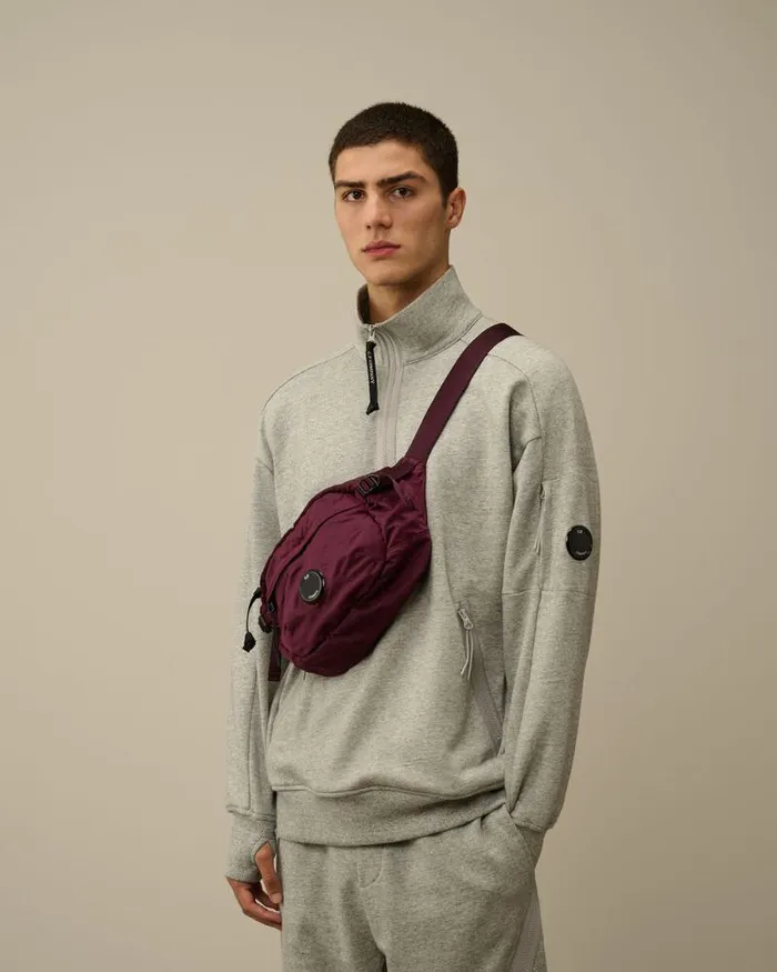 CP Company Backpacks and Waistbag Nylon B Crossbody Pack Potent Purple 8211 Man