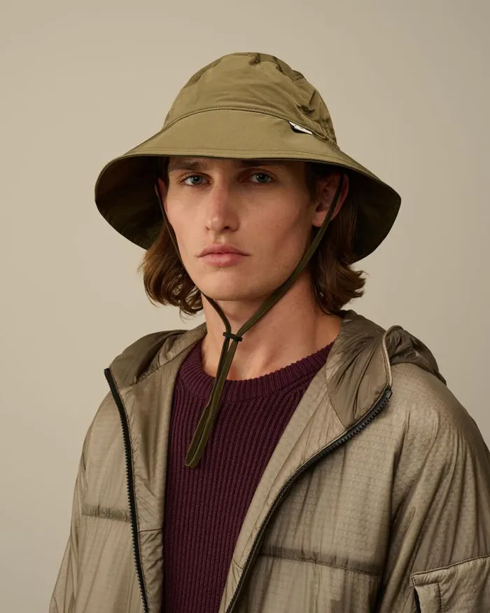 CP Company Hats ChromeR Safari Hat Ivy Green 8211 Man