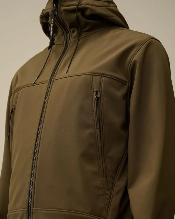 CP Company Jacket and Coats CP ShellR Goggle Jacket Ivy Green 8211 Man