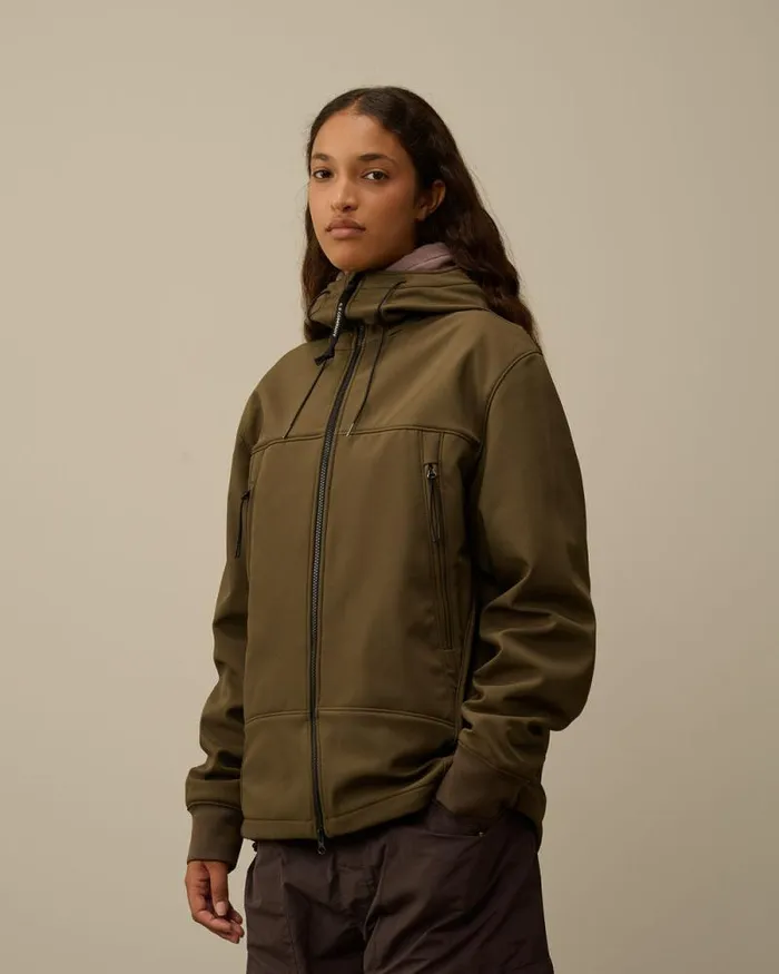 CP Company Jacket and Coats CP ShellR Goggle Jacket Ivy Green 8211 Man