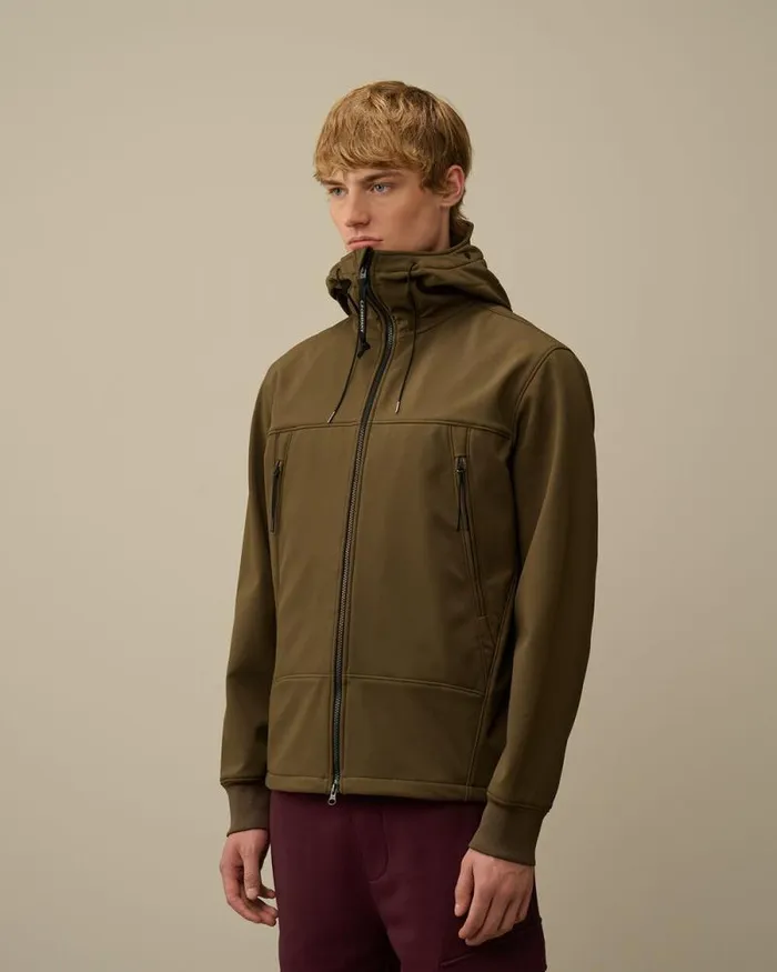 CP Company Jacket and Coats CP ShellR Goggle Jacket Ivy Green 8211 Man