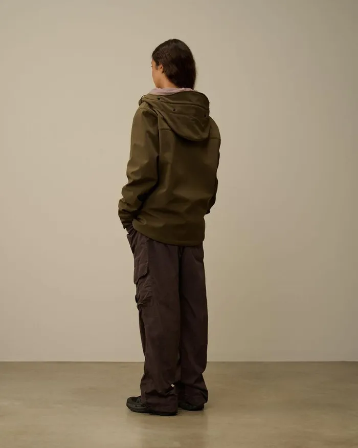 CP Company Jacket and Coats CP ShellR Goggle Jacket Ivy Green 8211 Man