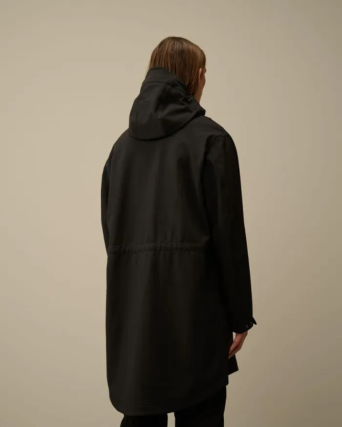 CP Company Jacket and Coats CP ShellR Hooded Parka Jacket Black 8211 Man