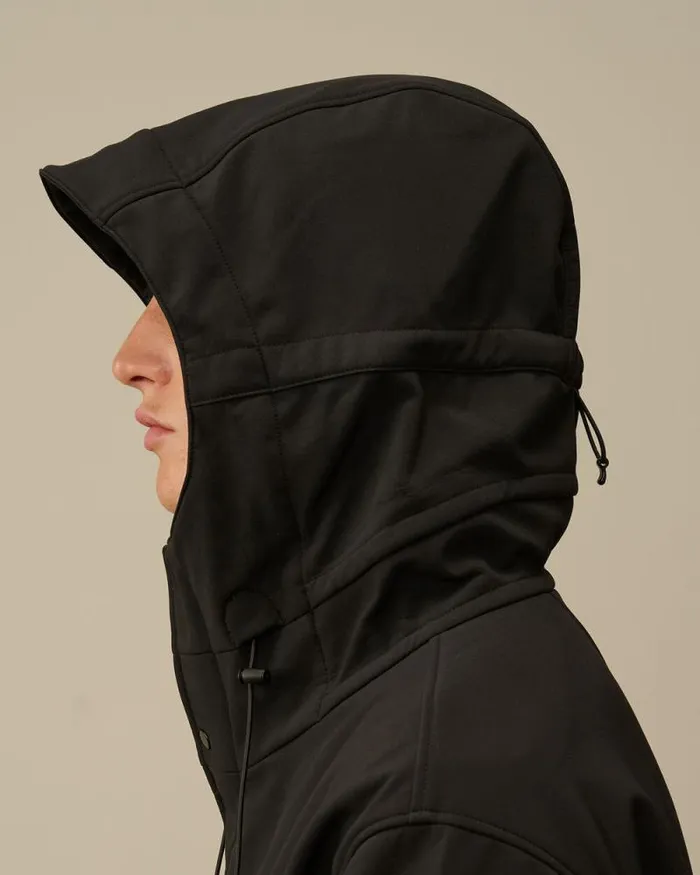 CP Company Jacket and Coats CP ShellR Hooded Parka Jacket Black 8211 Man