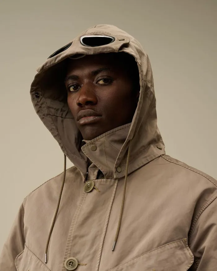 CP Company Jacket and Coats Micro Kei Mille Jacket Walnut Beige 8211 Man