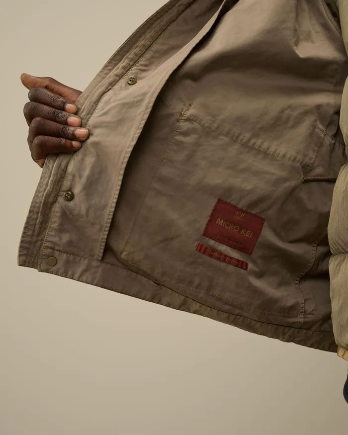 CP Company Jacket and Coats Micro Kei Mille Jacket Walnut Beige 8211 Man