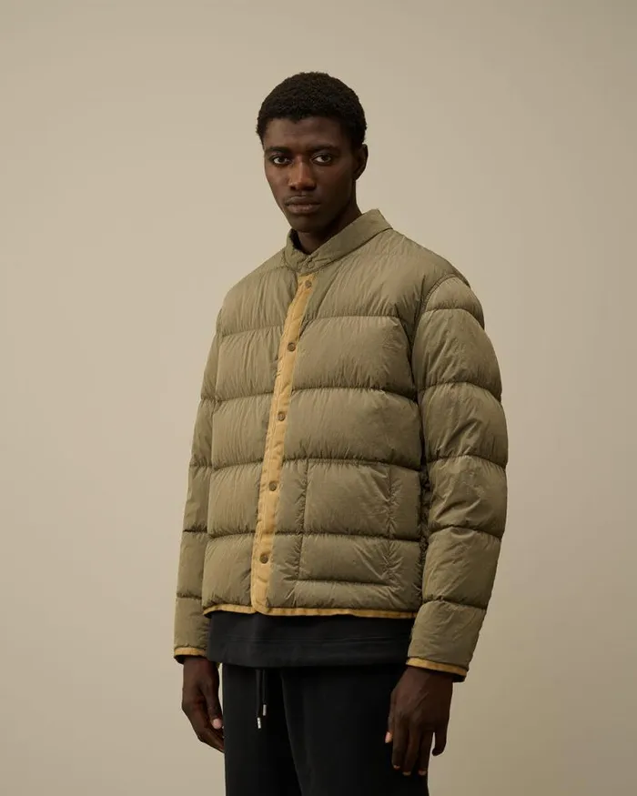 CP Company Jacket and Coats Micro Kei Mille Jacket Walnut Beige 8211 Man