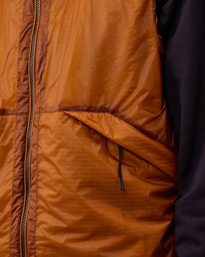 CP Company Jacket and Coats Nada Shell Goggle Vest Bombay Brown 8211 Man