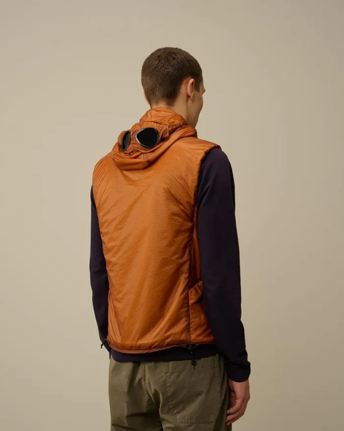 CP Company Jacket and Coats Nada Shell Goggle Vest Bombay Brown 8211 Man