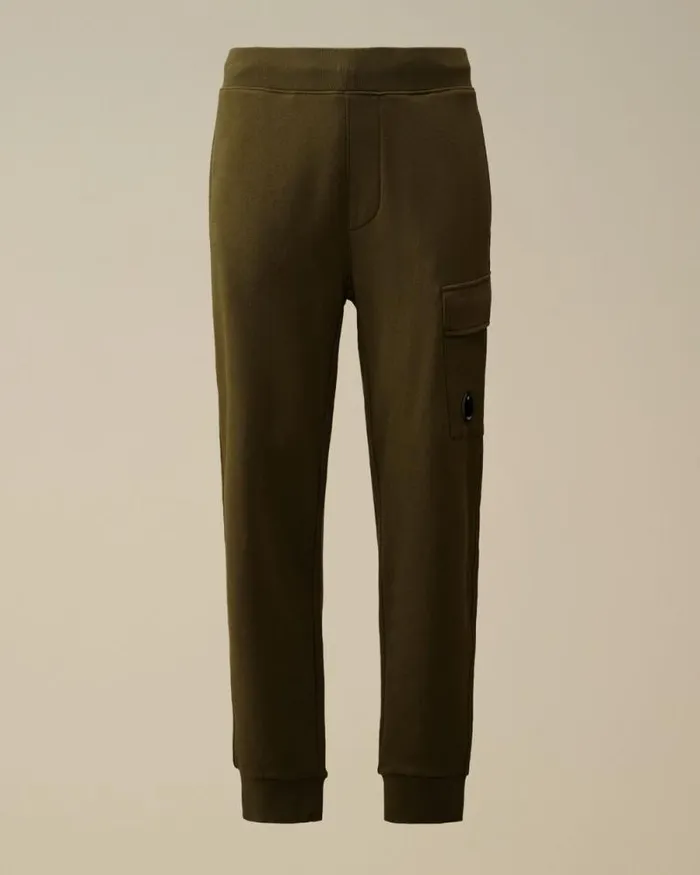CP Company Tracksuits and Shorts Diagonal Raised Fleece Cargo Sweatpants Ivy Green 8211 Man CP Company Tracksuits and Shorts Diagonal Raised Fleece Cargo Sweatpants Ivy Green 8211 Man