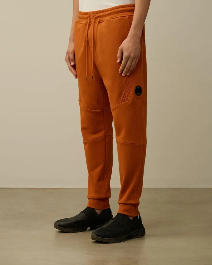 CP Company Tracksuits and Shorts Diagonal Raised Fleece Lens Sweatpants Bombay Brown 8211 Man