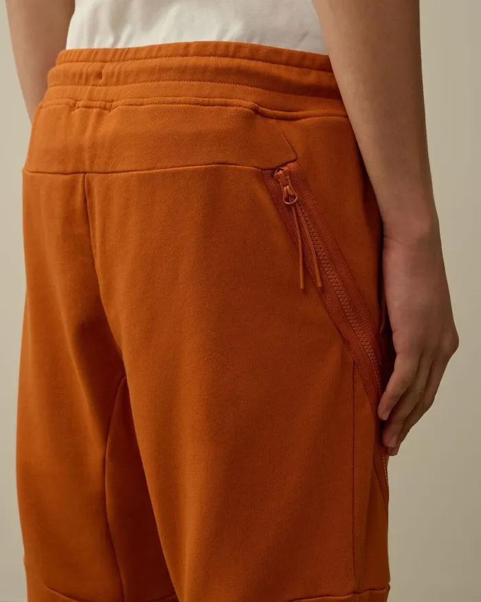 CP Company Tracksuits and Shorts Diagonal Raised Fleece Lens Sweatpants Bombay Brown 8211 Man
