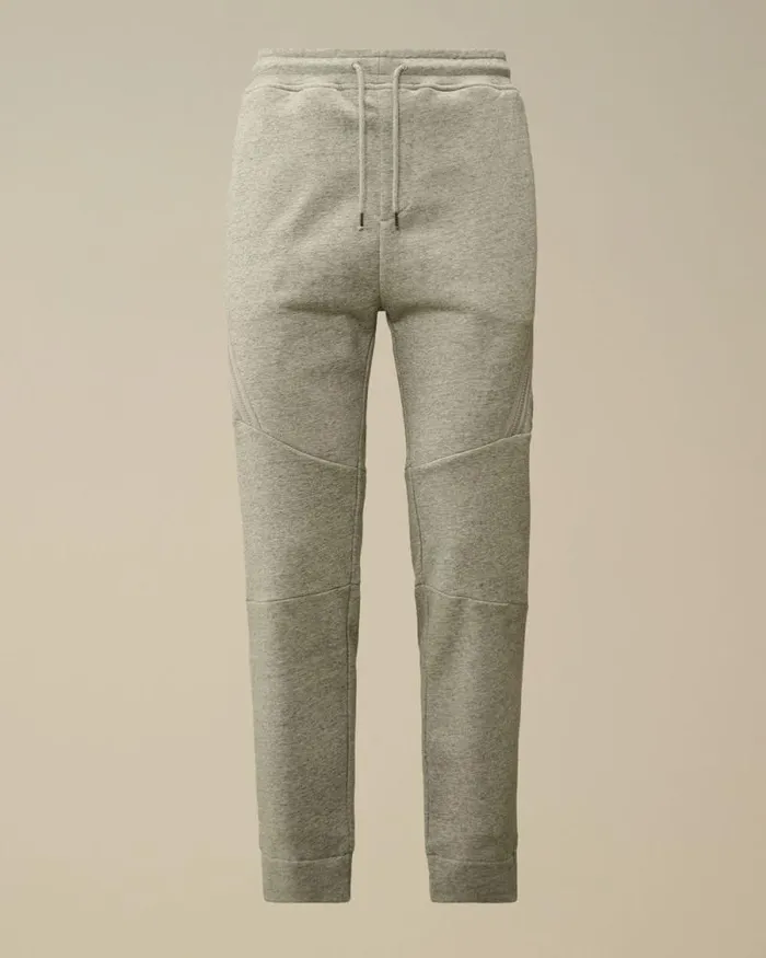 CP Company Tracksuits and Shorts Diagonal Raised Fleece Lens Sweatpants Greystone Melange 8211 Man CP Company Tracksuits and Shorts Diagonal Raised Fleece Lens Sweatpants Greystone Melange 8211 Man