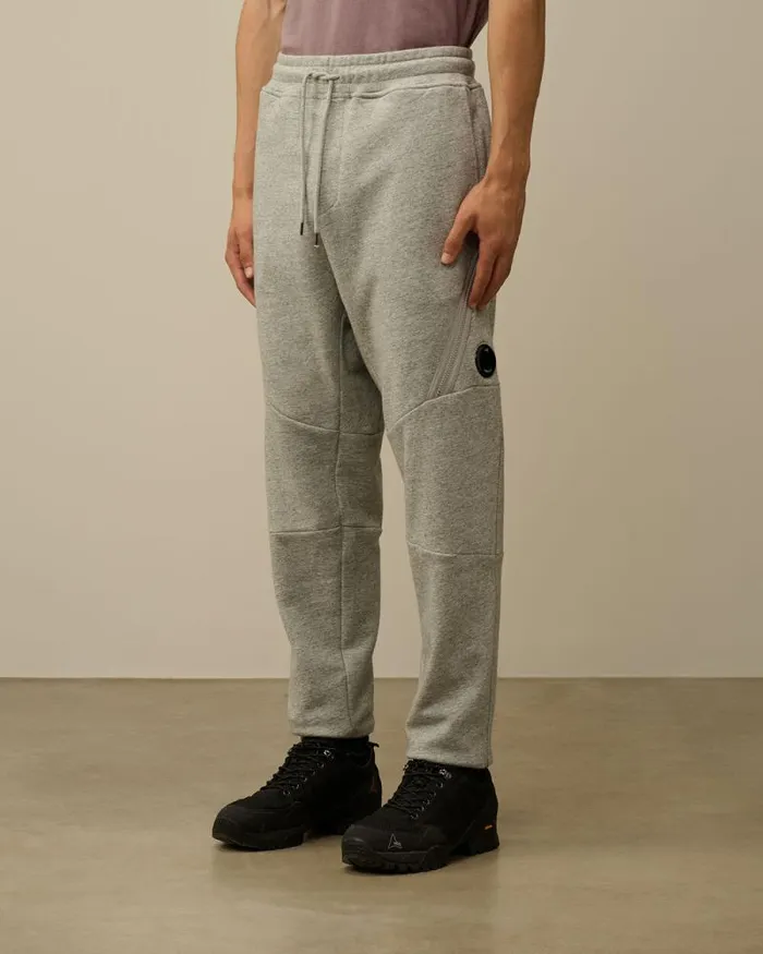CP Company Tracksuits and Shorts Diagonal Raised Fleece Lens Sweatpants Greystone Melange 8211 Man