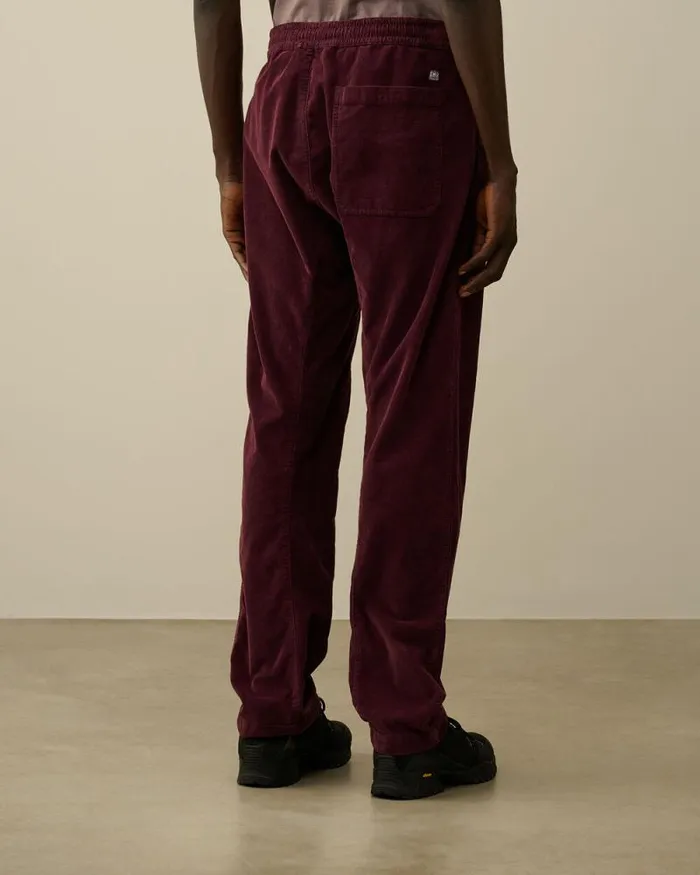 CP Company Trousers Corduroy Lens Cargo Pants Potent Purple 8211 Man