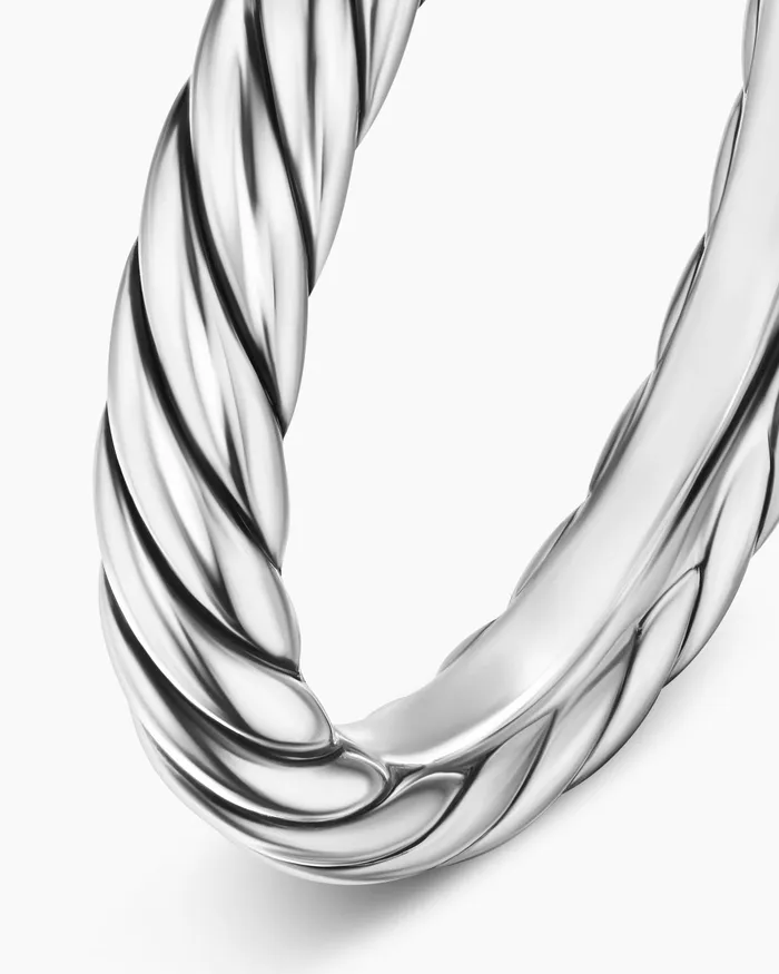 Cable Band Ring In Sterling Silver 34mm Women David Yurman Band Cable Band Ring In Sterling Silver 34mm Women David Yurman Band