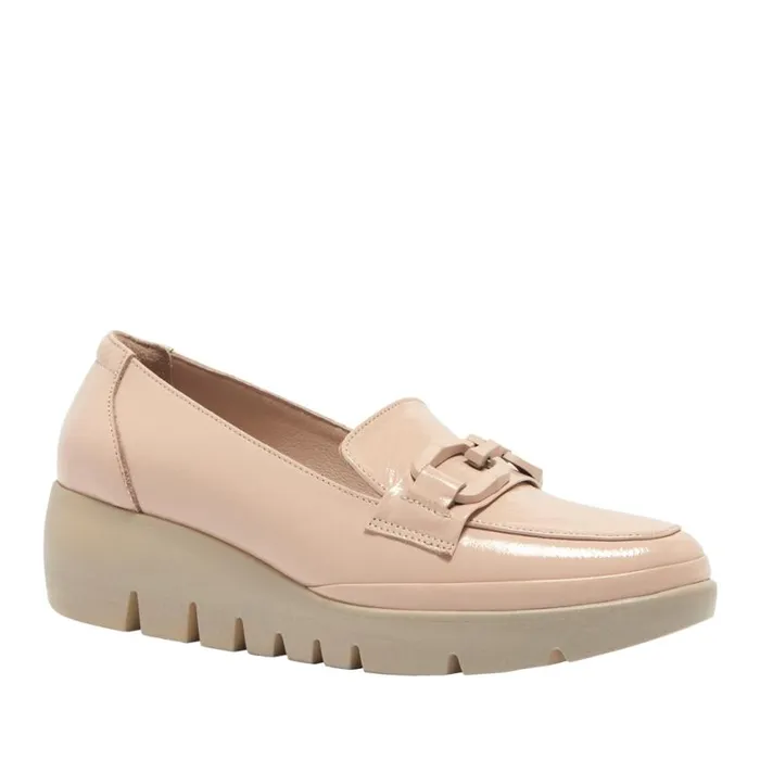 Carl Scarpa Forza Blush Leather Wedge Loafers Women Bestselling