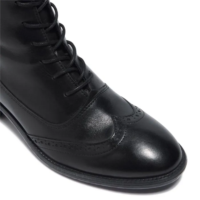 Carl Scarpa Isla Black Leather Ankle Boots Women Leather Ankle Boots