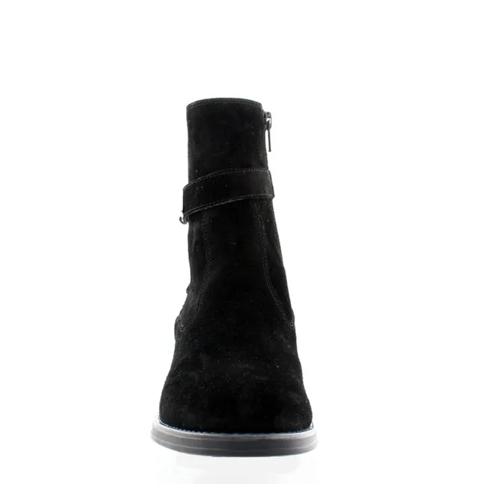 Carl Scarpa Pollenzo Black Suede Ankle Boots Women Suede Ankle Boots