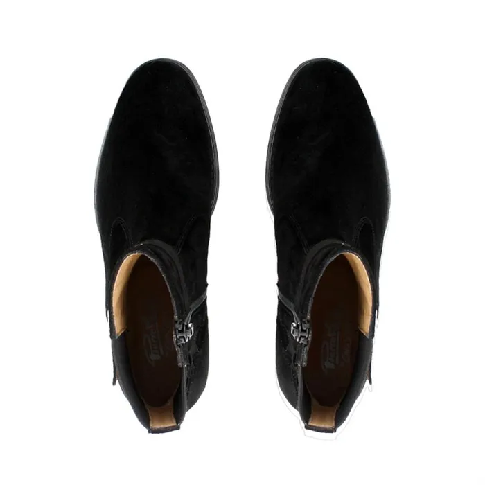 Carl Scarpa Pollenzo Black Suede Ankle Boots Women Suede Ankle Boots