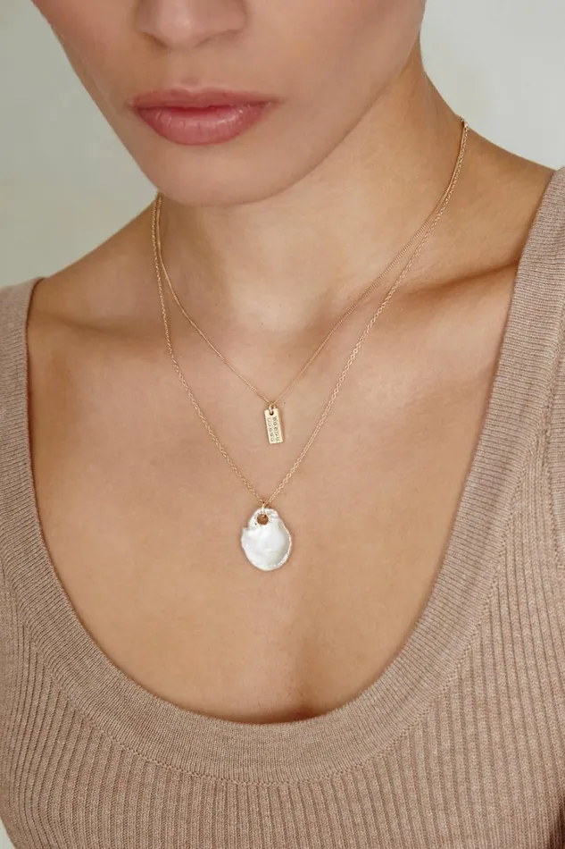 Chan Luu 14k Fine Women 14k Tessa Pearl And Diamond Necklace Set