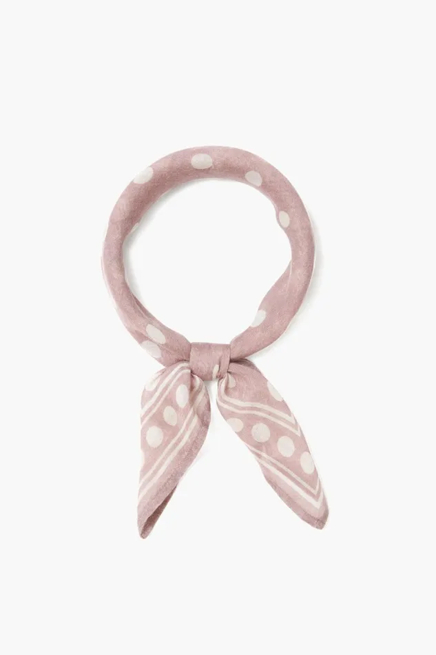 Chan Luu Bandanas Women Bandana Woodrose Polka Dot