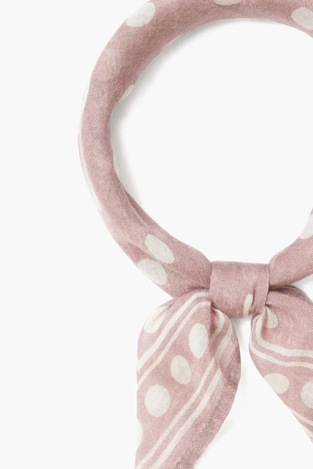 Chan Luu Bandanas Women Bandana Woodrose Polka Dot