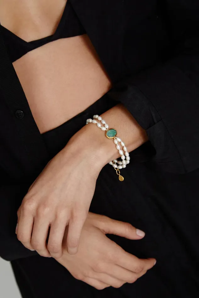 Chan Luu Bracelets Women Colette Bracelet White Pearl