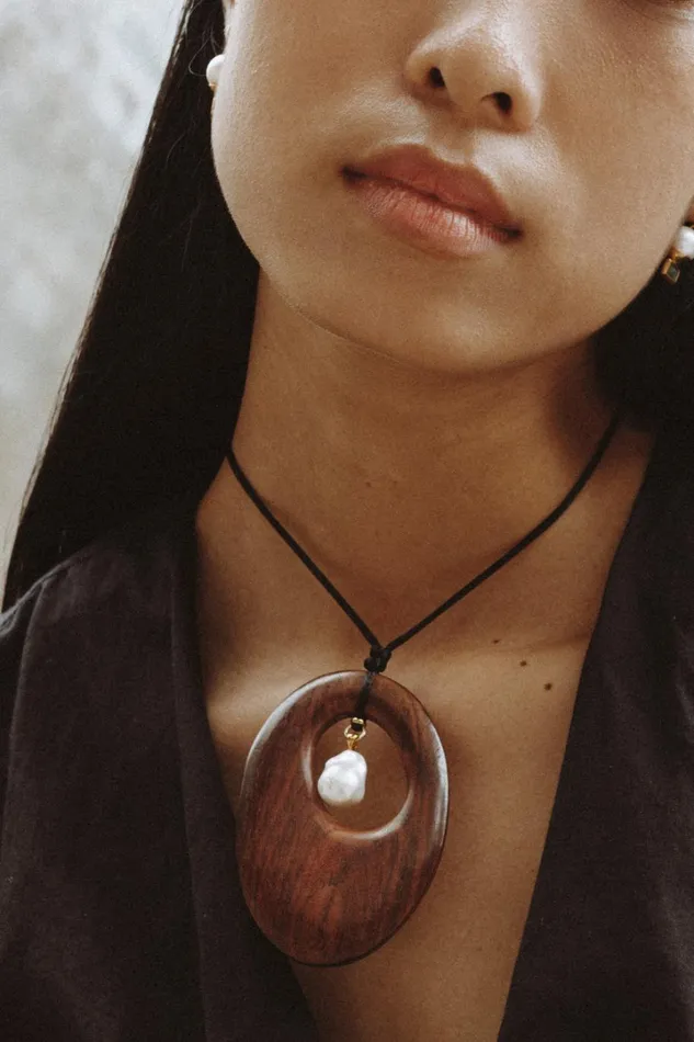 Chan Luu Necklaces Women Corinne Necklace Dark Wood