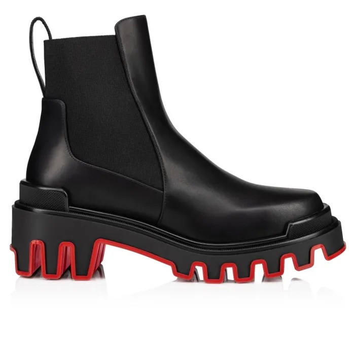 Christian Louboutin Boots Women Marchacroche Dune Boots 8211 Calf Leather 8211 Black