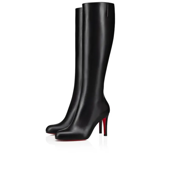 Christian Louboutin Boots Women Pumppie Botta 85 Mm Boots 8211 Calf Leather 8211 Black Christian Louboutin Boots Women Pumppie Botta 85 Mm Boots 8211 Calf Leather 8211 Black