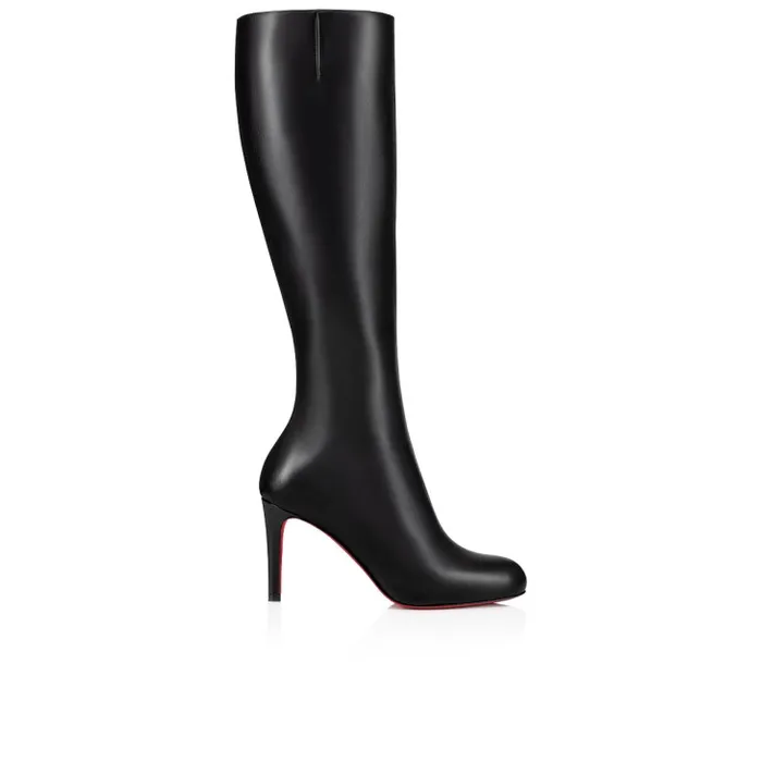 Christian Louboutin Boots Women Pumppie Botta 85 Mm Boots 8211 Calf Leather 8211 Black