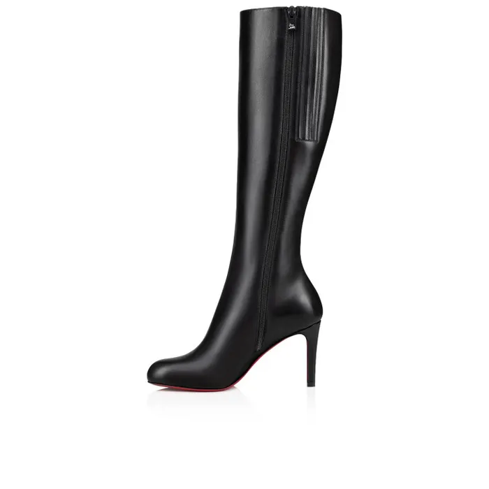 Christian Louboutin Boots Women Pumppie Botta 85 Mm Boots 8211 Calf Leather 8211 Black