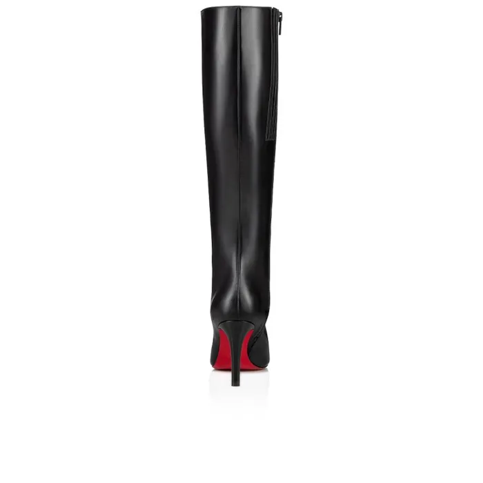 Christian Louboutin Boots Women Pumppie Botta 85 Mm Boots 8211 Calf Leather 8211 Black