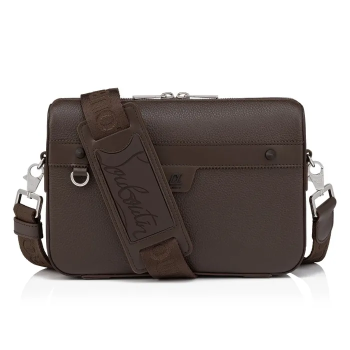 Christian Louboutin Crossbody Bags MenWomen Ruisbuddy Messenger Bag 8211 Grained Calf Leather And Rubber 8211 Cosme
