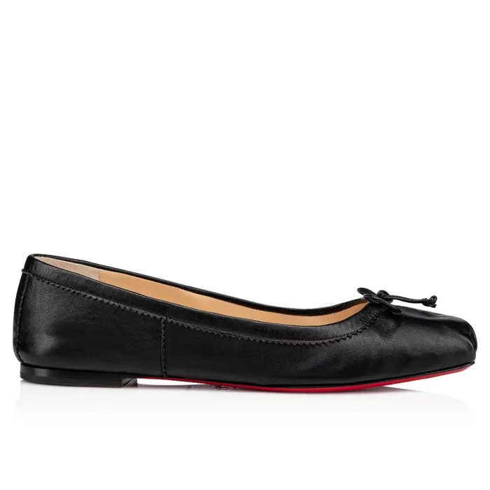 Christian Louboutin Flats and Loafers Women Mamadrague Ballerinas 8211 Nappa Leather 8211 Black