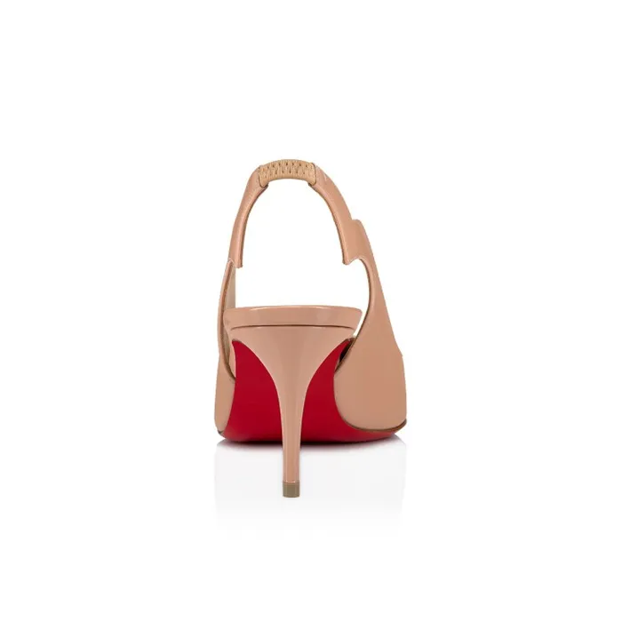 Christian Louboutin Pumps Women Hot Chick Sling 70 Mm Sling Back Pumps 8211 Patent Leather 8211 Blush